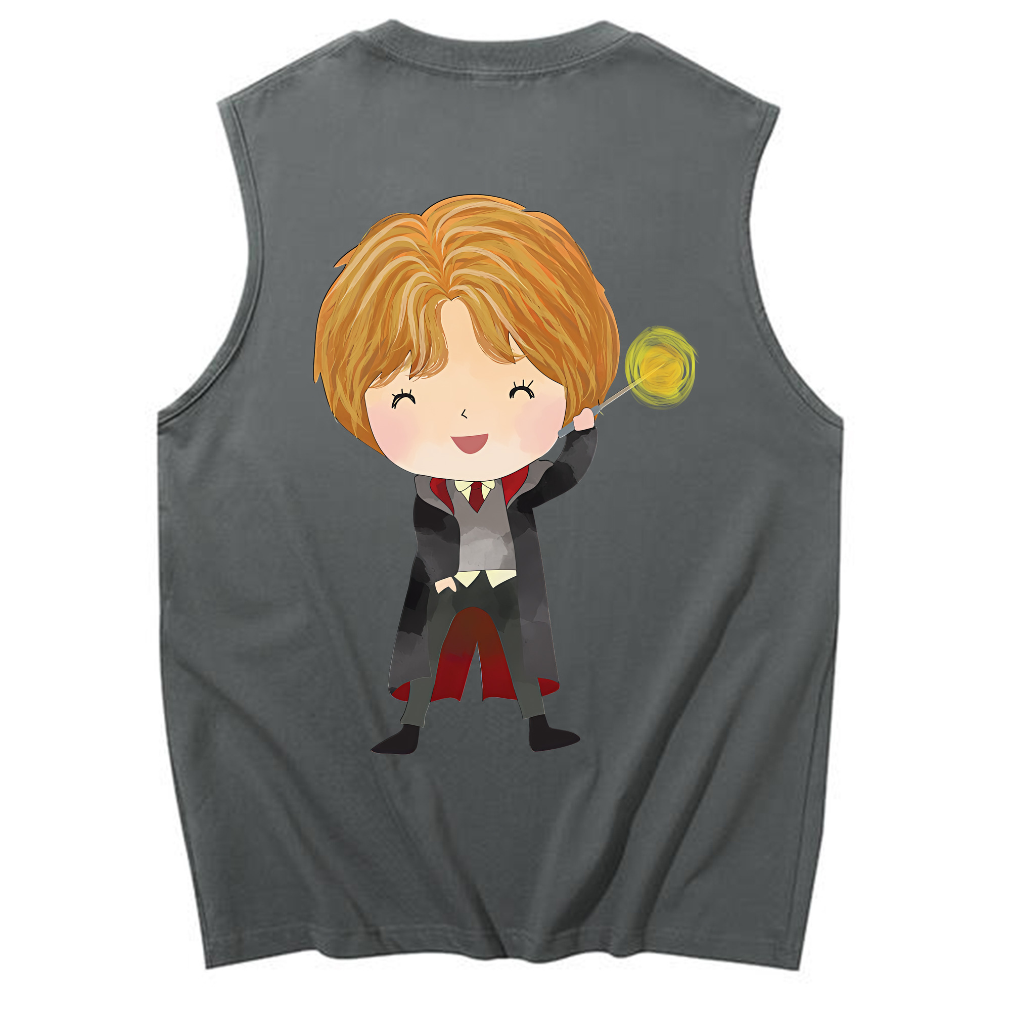 （画像用） Harry Potter ハリー・ポッターシリーズ コットン100％タンクトップ（背面プリント）